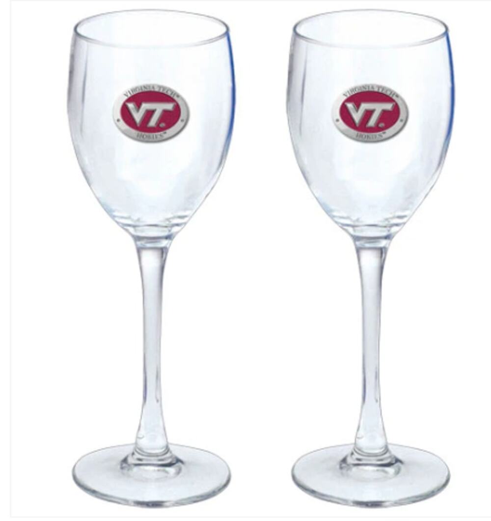 Virginia Tech University Vt Logo Goblets (Set Of 2)
